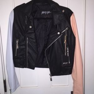 NWT!! Nasty Gal Reboot Moto Jacket